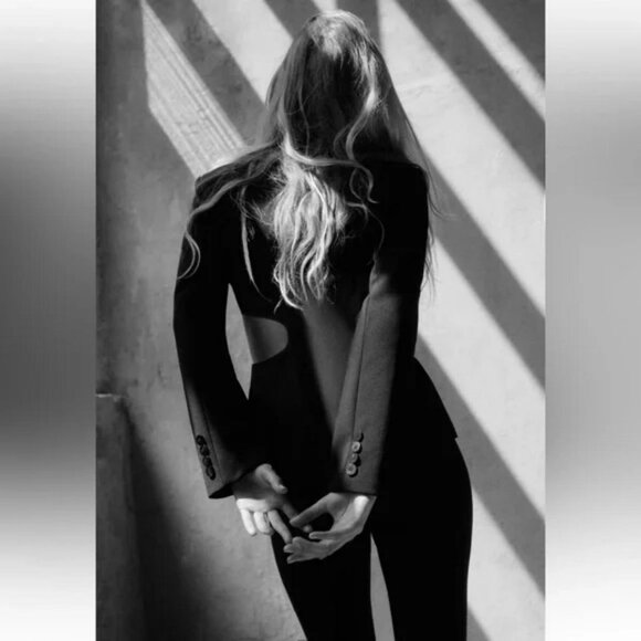 ZARA CUT OUT BLAZER - Picture 3 of 5